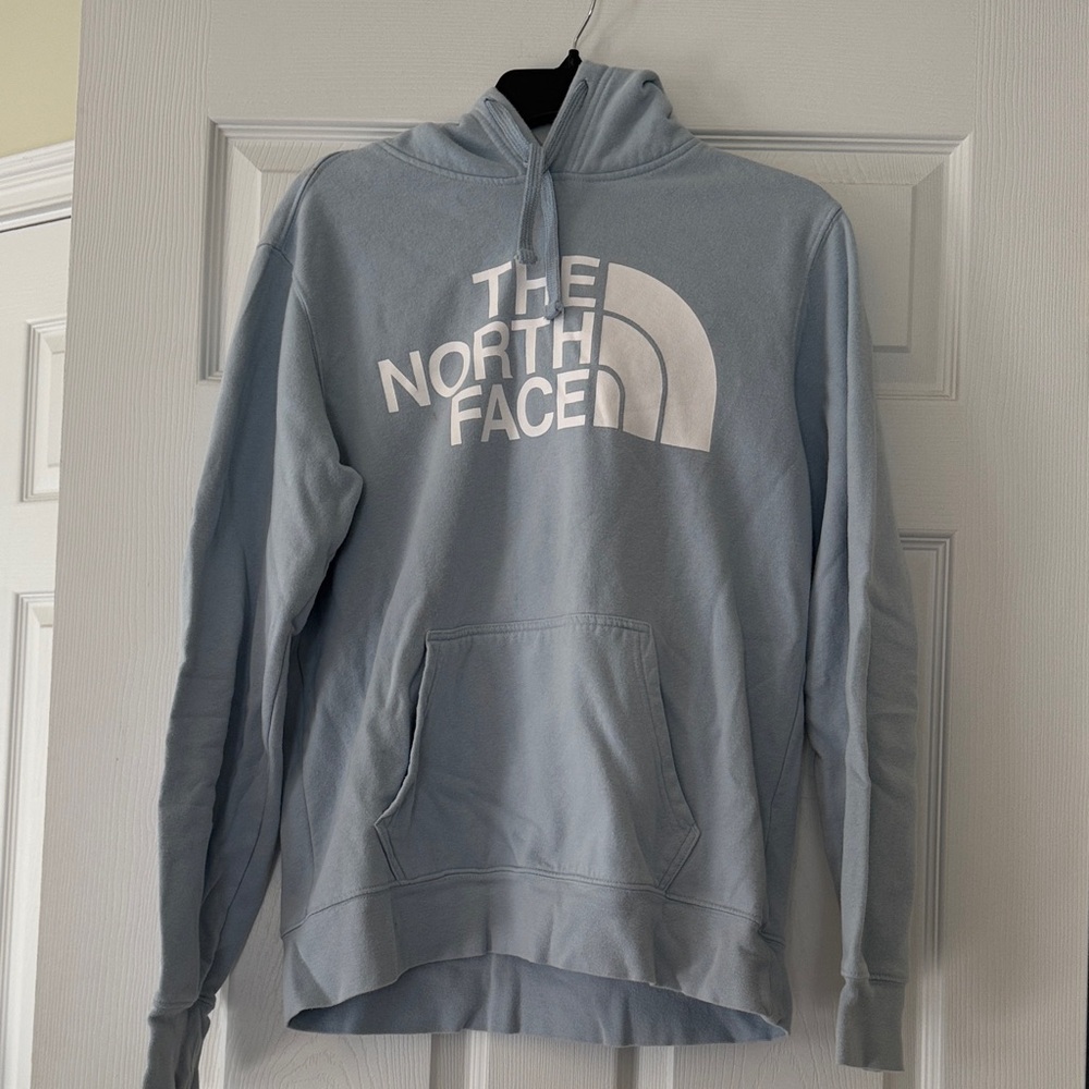 The North Face Men's Light Blue Hoodie
